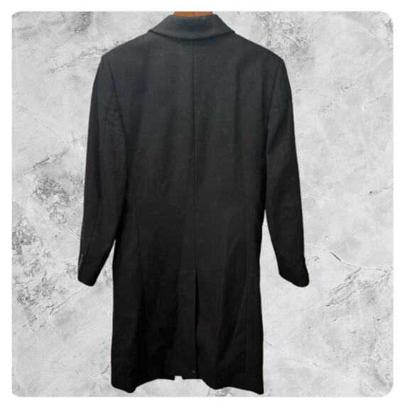 Michael Kors Men’s Coat sz 40R Overcoat Wool Black - Picture 2 of 9